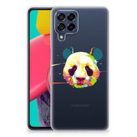 Samsung Galaxy M53 Telefoonhoesje met Naam Panda Color - thumbnail