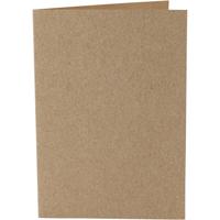 Creativ Company Kaarten, afmeting kaart 10,5x15 cm, 220 gr, naturel, 10 stuk/ 1 doos