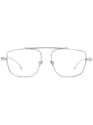 Gentle Monster lunettes de vue Martin 02 à monture pilote - Argent