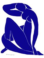 Kunstdruk Henri Matisse - Nu bleu II 60x80cm
