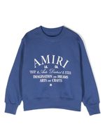 AMIRI KIDS sweat Arts District à logo imprimé - Bleu - thumbnail