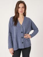 Loose fit vest met zakken