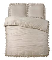 Sleeptime Ruffles Taupe 240 x 200/220 cm