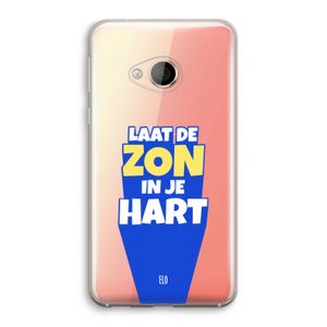 Laat de zon in je hart: HTC U Play Transparant Hoesje