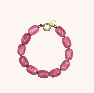 Bonnie Studios William armband roze