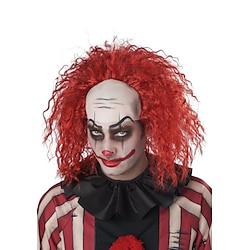 rode griezelige clownpruik halloween cosplay partypruiken Lightinthebox