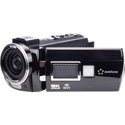 Renkforce RF-DV-200 Camcorder 5K 7.6 cm 3 inch 8 Mpix Zwart