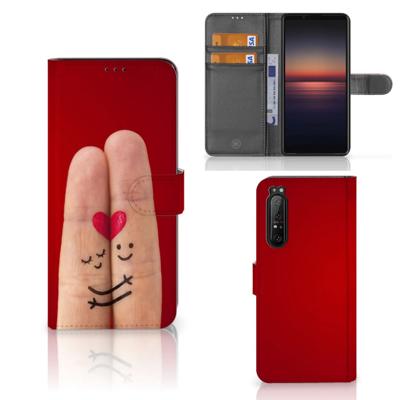Sony Xperia 1 II | Wallet Case | met Pasjes | Liefde - Origineel Romantisch Cadeau