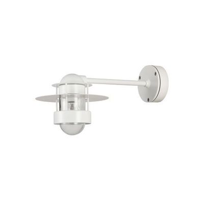 Louis Poulsen Albertslund Wall Long Wandlamp - Deels Mat glas - Wit