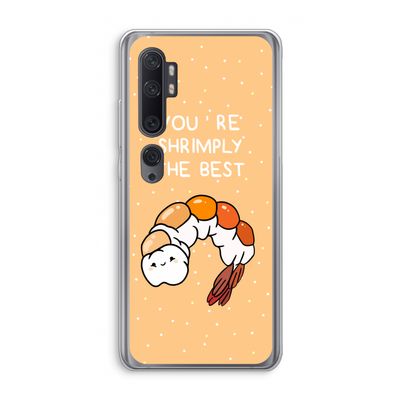 You're Shrimply The Best: Xiaomi Mi Note 10 Transparant Hoesje