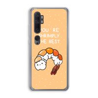 You're Shrimply The Best: Xiaomi Mi Note 10 Transparant Hoesje
