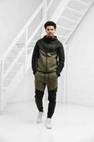 Nike Tech Fleece Trainingspak Heren Donkergroen/Groen - Maat M - Kleur: DonkergroenGroen | Soccerfanshop