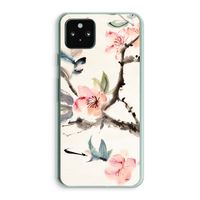 Japanse bloemen: Google Pixel 5a 5G Transparant Hoesje