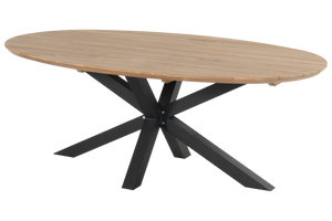 Stephanie Table 200 x 120 cm Tafel Zwart - Hartman