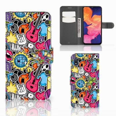 Samsung Galaxy A10 | Wallet Case | met Pasjes | Punk Rock