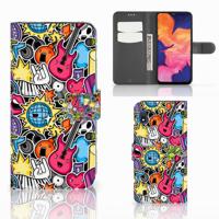 Samsung Galaxy A10 | Wallet Case | met Pasjes | Punk Rock
