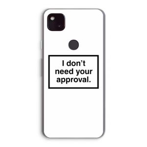 Don't need approval: Google Pixel 4a 5G Transparant Hoesje