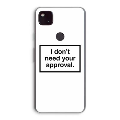 Don't need approval: Google Pixel 4a 5G Transparant Hoesje