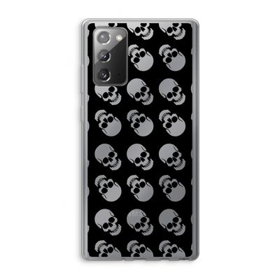 Musketon Skulls: Samsung Galaxy Note 20 / Note 20 5G Transparant Hoesje