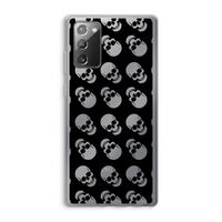 Musketon Skulls: Samsung Galaxy Note 20 / Note 20 5G Transparant Hoesje