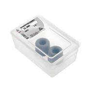 Deurbuffers rubber 35mm grijs 2st - Deltafix
