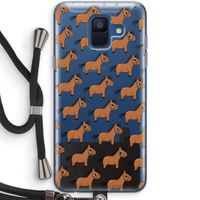 Pony: Samsung Galaxy A6 (2018) Transparant Hoesje met koord