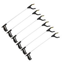 Afvalgrijper - 6x - 75 cm - grijphulp - met magneet - aluminium - opruimen zwerfvuil