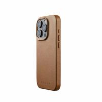 Mujjo Leather Case with MagSafe iPhone 15 Pro bruin