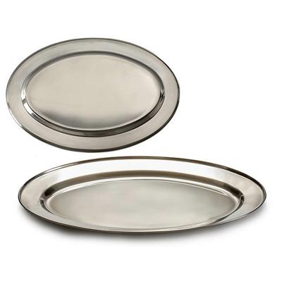 Dienblad Zilverkleurig Roestvrij staal 35 x 2 x 23 cm (24 Stuks)
