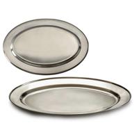 Dienblad Zilverkleurig Roestvrij staal 35 x 2 x 23 cm (24 Stuks)