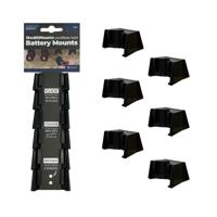 StealthMounts BM-BO108-BLK-6 Accuhouder voor Bosch 10.8/12V | Zwart | 6-pack - BM-BO108-BLK-6