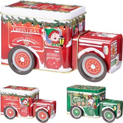 Voorraadblik kerst 18,5x8x9cm auto
