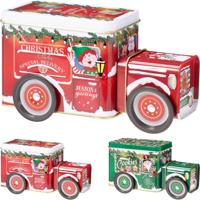 Voorraadblik kerst 18,5x8x9cm auto