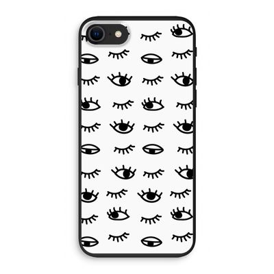 Eye pattern #2: iPhone SE 2020 Biologisch afbreekbaar hoesje