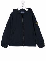 Stone Island Junior veste à patch logo - Bleu