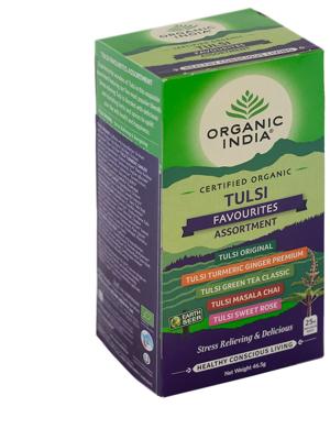 Tulsi favourites assortiment thee bio 25 Zakjes