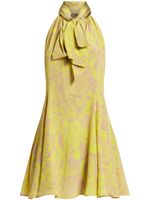 Versace robe courte Barocco - Jaune - thumbnail