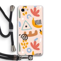 Abstract: Pixel 3 XL Transparant Hoesje met koord