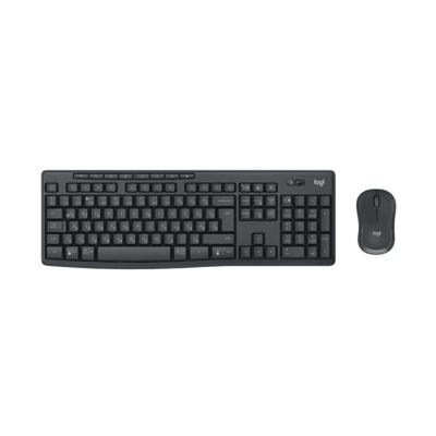 Toetsenbord en muis Logitech MK370 Grafiet Qwerty Portugees