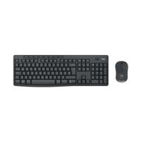 Toetsenbord en muis Logitech MK370 Grafiet Qwerty Portugees