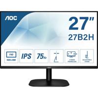 AOC 27B2H LCD-monitor Energielabel E (A - G) 68.6 cm (27 inch) 1920 x 1080 Pixel 16:9 7 ms Hoofdtelefoonaansluiting IPS LED