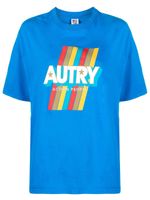 Autry t-shirt en coton à logo imprimé - Bleu - thumbnail