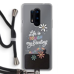 Tough Life: OnePlus 8 Pro Transparant Hoesje met koord