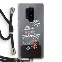 Tough Life: OnePlus 8 Pro Transparant Hoesje met koord
