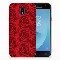 Samsung Galaxy J3 2017 TPU Case Red Roses