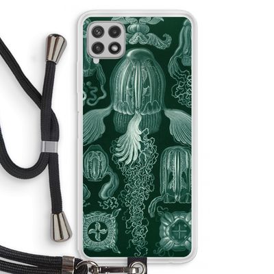 Haeckel Cubomedusae: Samsung Galaxy A22 4G Transparant Hoesje met koord