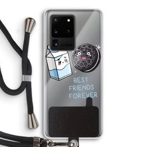 Best Friend Forever: Samsung Galaxy S20 Ultra Transparant Hoesje met koord