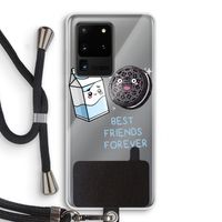 Best Friend Forever: Samsung Galaxy S20 Ultra Transparant Hoesje met koord