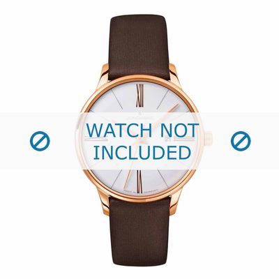 Junghans horlogeband 047/7571.00 Leder Bruin 14mm
