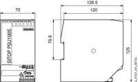 Siemens SITOP PSU100S 24 V/10 A DIN-rail netvoeding 24 V/DC 10 A 240 W Aantal uitgangen: 1 x Inhoud: 1 stuk(s) - thumbnail